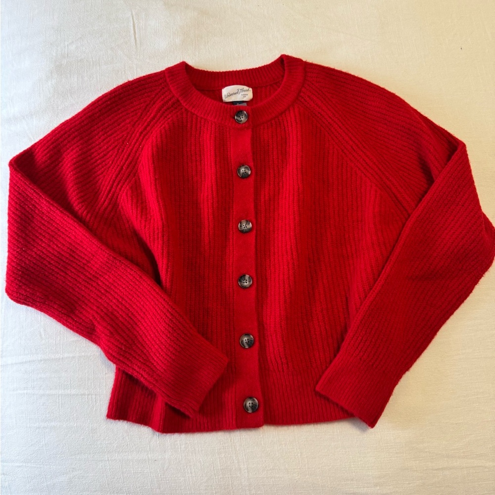 Size XL Red Women's Cardigan NWT
